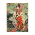 Trademark Fine Art Janelle Nichol 'A Meditation' Canvas Art, 14x19 ALI36382-C1419GG